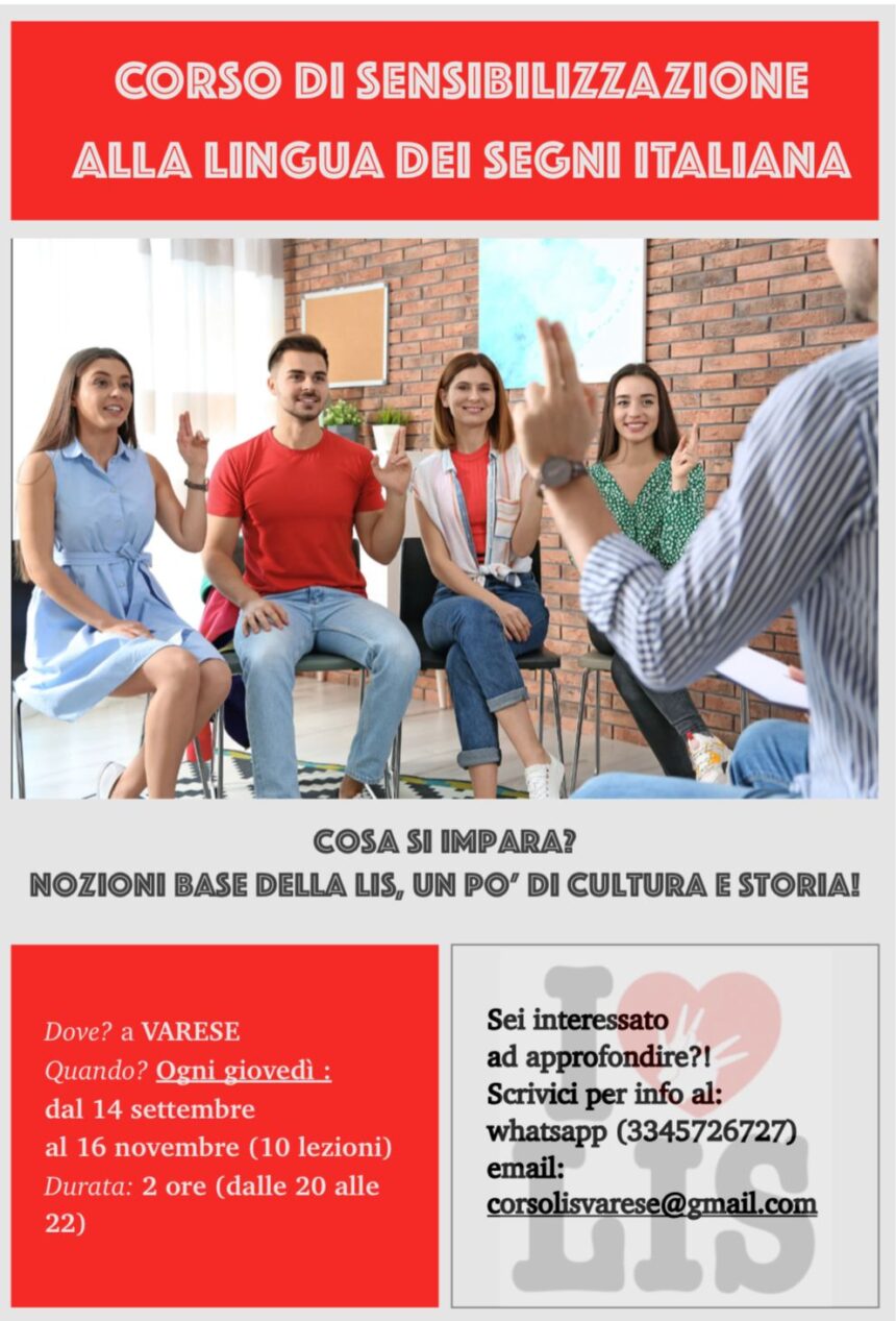 Corso di sensibilizzazione alla lingua dei segni italiana