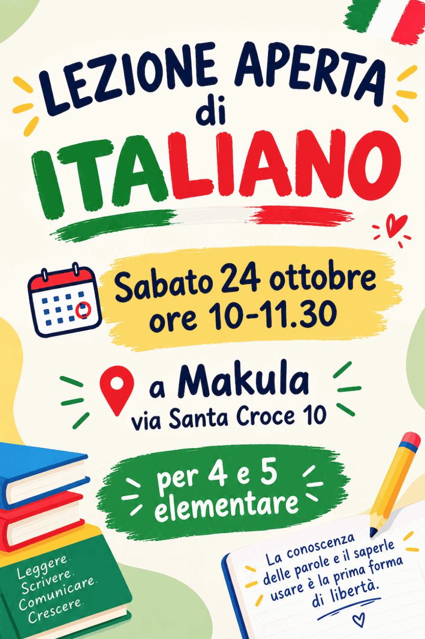 Lezione aperta di italiano